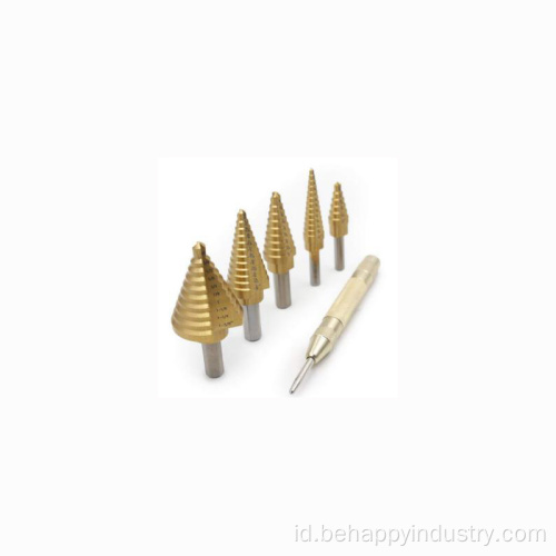 5pc HSS TIN STEP STEP BIT BIT SET